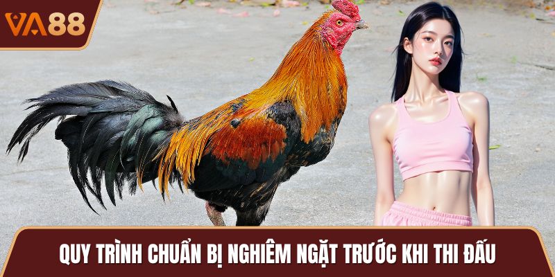 Quy trình chuẩn bị nghiêm ngặt trước khi thi đấu